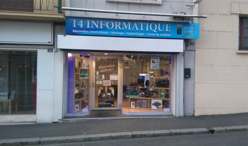 Façade de 14 Informatique